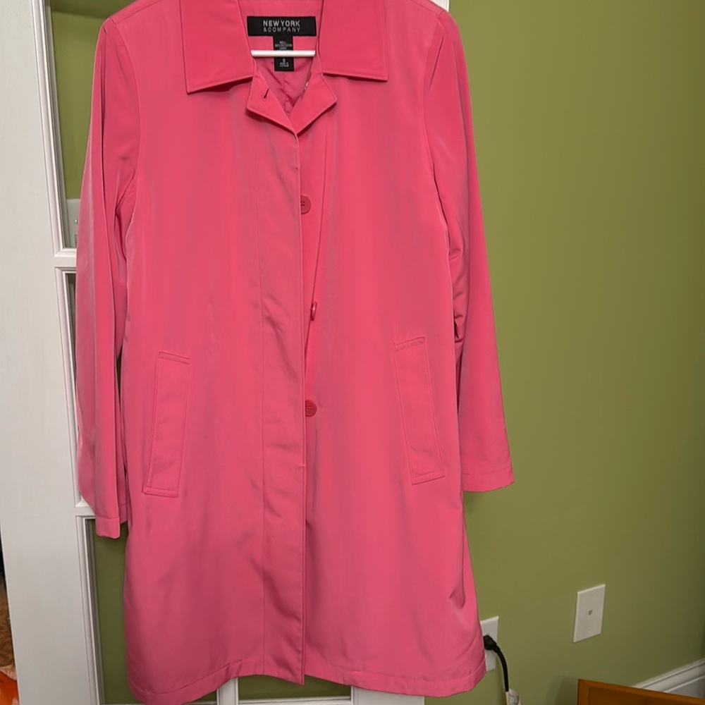 New York and company, trench coat, Sz small